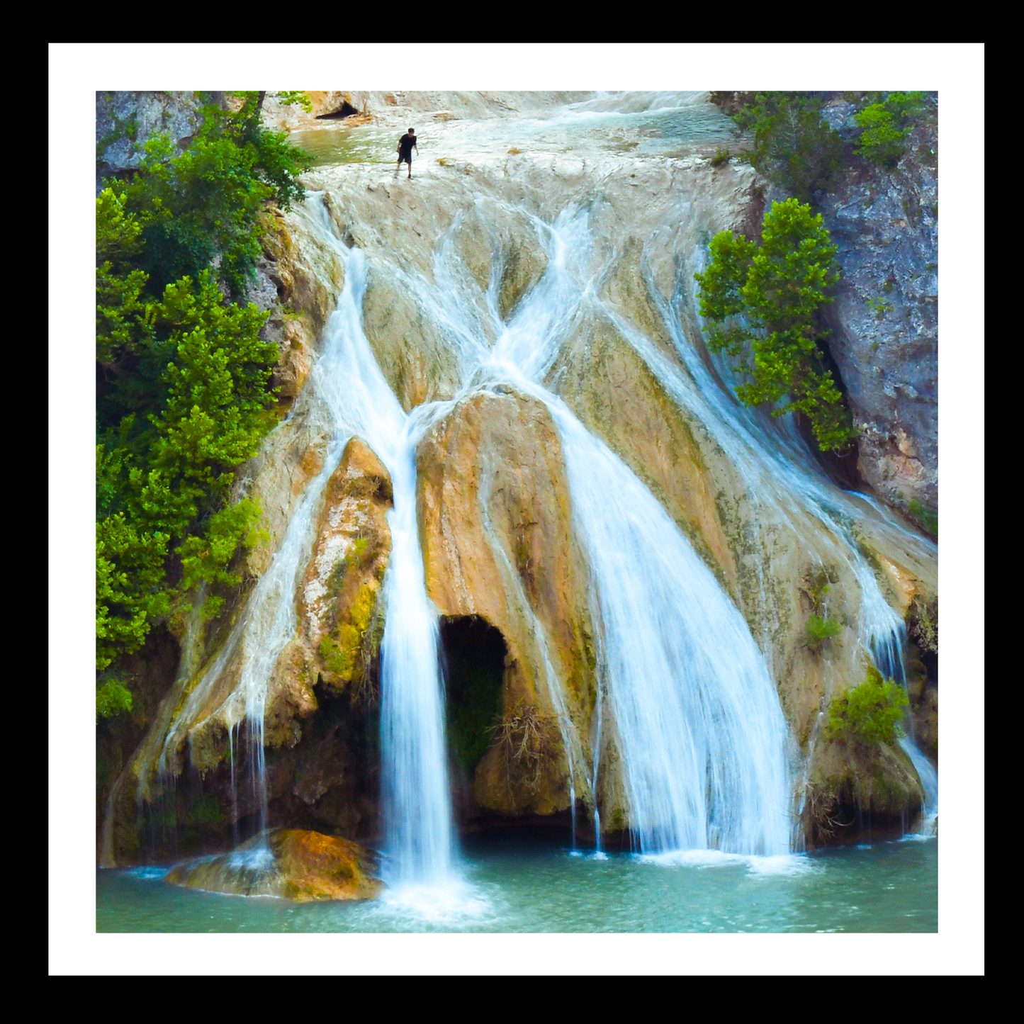 Waterfall in time